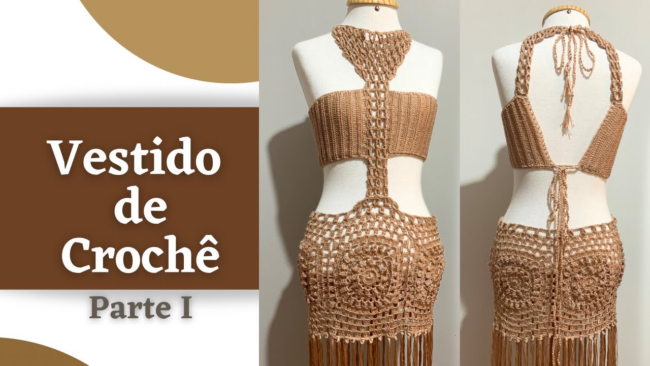 Vestido Crochê Saída